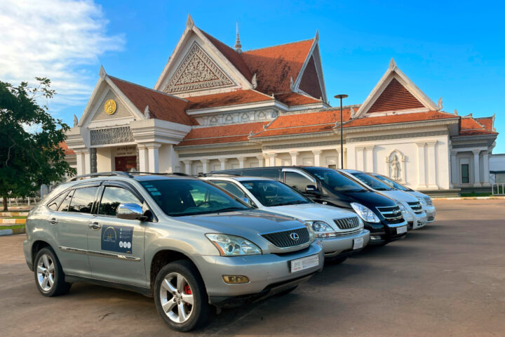 Royal Angkor Tours fleet of vehicles